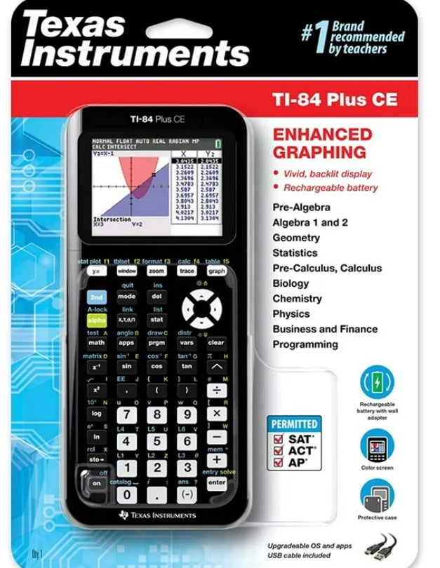 Texas Instruments TI-84 plus ce new